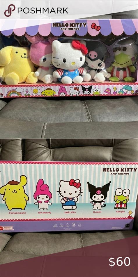 Hello Kitty and Friends Plush Set of 5 | Hello kitty, Melody hello kitty, Hello kitty items