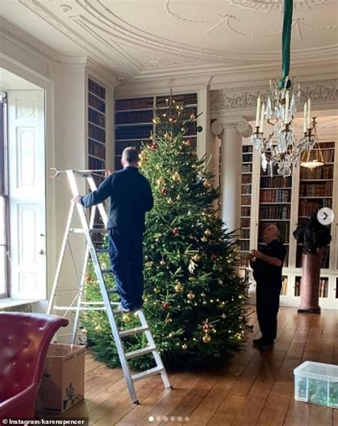 Earl spencer s wife shares photos of decorations at althorp house – Artofit