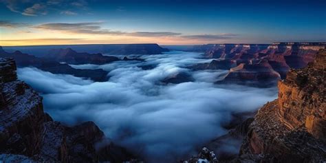 Premium AI Image | A sunrise over the grand canyon