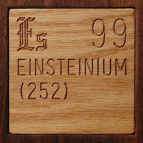 Facts, pictures, stories about the element Einsteinium in the Periodic ...