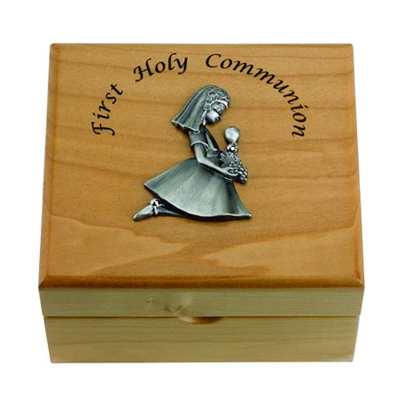 Girl First Communion Keepsake Box – The Catholic Gift Store