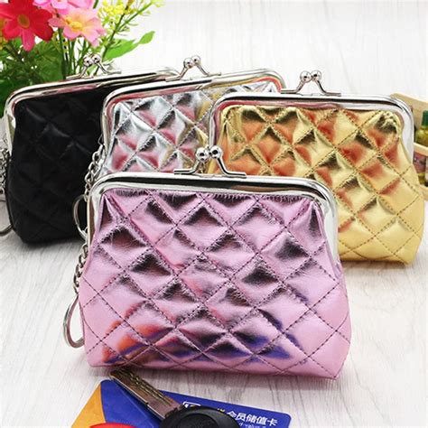 Small Coin Purse Women's Purse Leather Hasp Money Short Wallet Female Pouch Card Holder Mini Day ...