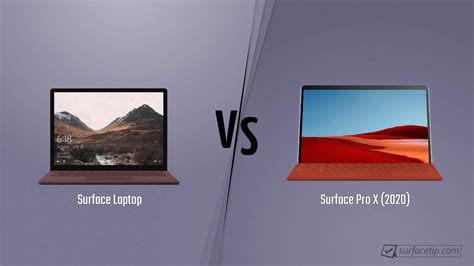 Surface Laptop vs. Surface Pro X (2020) - Detailed Specs Comparison