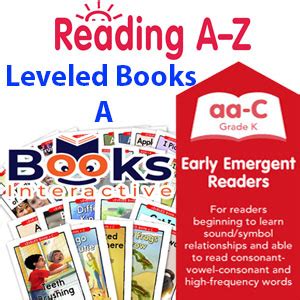 Reading A-Z Leveled Books A – Interbooks