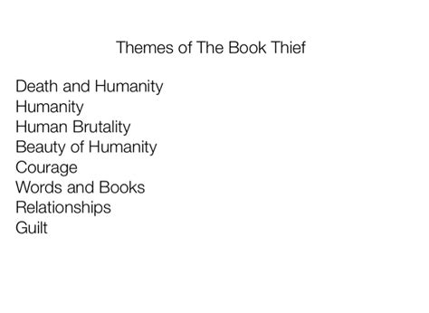 The Book Thief Themes on FlowVella - Presentation Software for Mac iPad ...