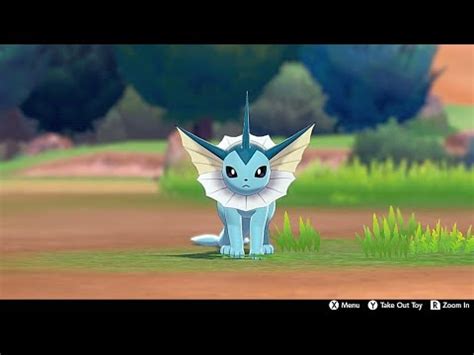 Vaporeon In Camp - Pokemon Sword & Shield - YouTube