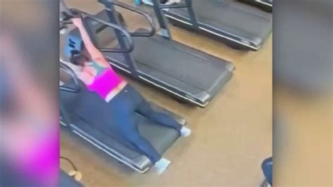 Viral Video: Woman falls on treadmill at gym and loses her pants ...