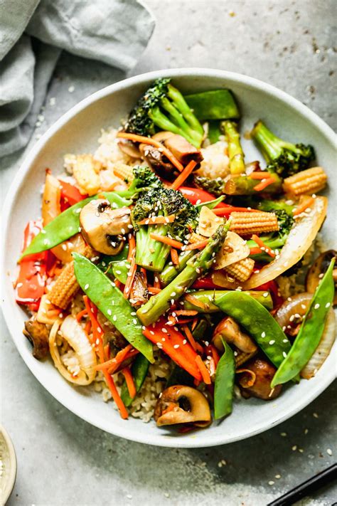 Healthy Vegetable Stir Fry - Cooking for Keeps