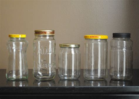 i thought of it second.: glass jars: saving and reusing