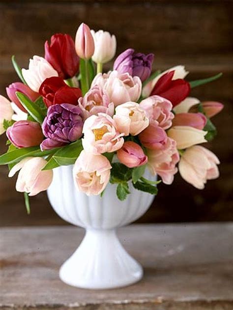 Tulip Flower Arrangement Images - Washi Flowers