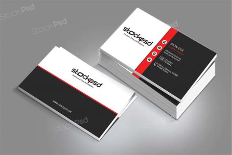 Vistaprint Business Card Template Psd Download - Cards Design Templates