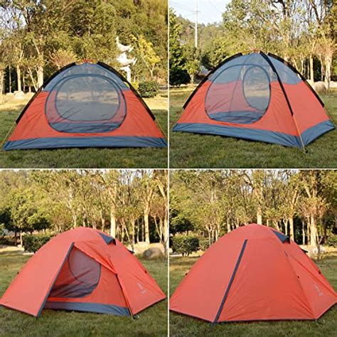 3 Season 3-Person 3 Man Backpacking Tent Double Layer Lightweight ...