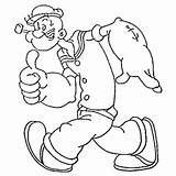 Popeye Coloring Pages Sailor Man Olive Printable Bluto Oil Oyl Library  sketch template