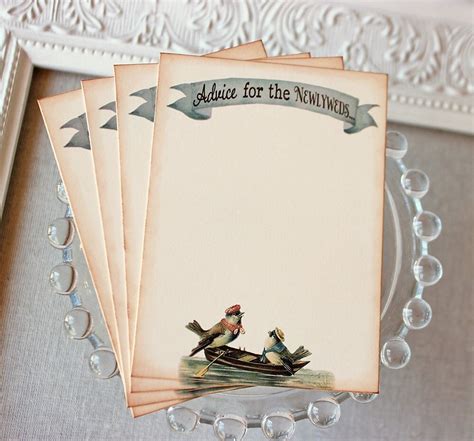 Advice for the Newlyweds Cards Set of 10 by SunshineandRavioli