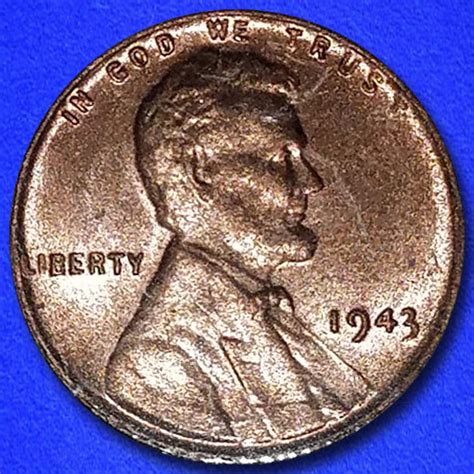 1943 Copper Lincoln Cent Penny with Wheat Reverse Restrike - Lincoln ...