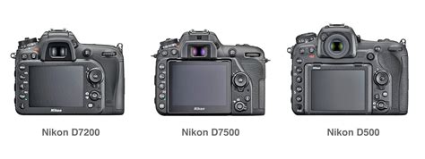 Nikon D7200 vs Nikon D7500 vs Nikon D500 – Comparison | Digital Photography Live