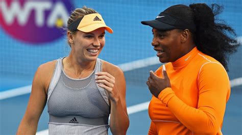 Serena Williams, Caroline Wozniacki win 1st doubles match | CTV News