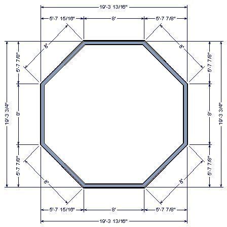 Drawing an Octagonal Structure | Gazebo, Kayu, Dekorasi rumah