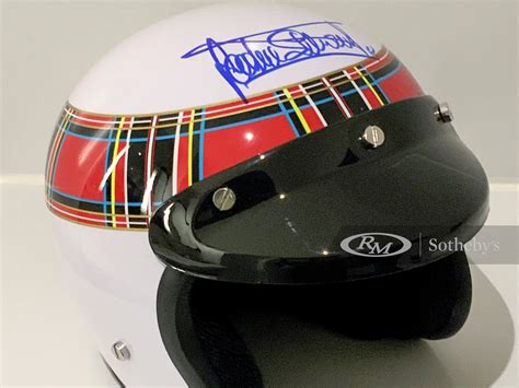 Jackie Stewart Signed 1:2 Scale Replica Helmet | #Race Against Covid ...