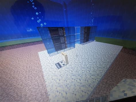 Underwater Lever/Button made with a trapdoor : r/Minecraft