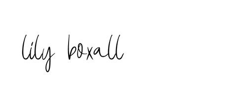 96+ Lily-boxall Name Signature Style Ideas | Amazing Online Signature