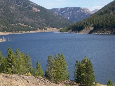 Earthquake Lake formed after the 1959 Yellowstone Earthquake