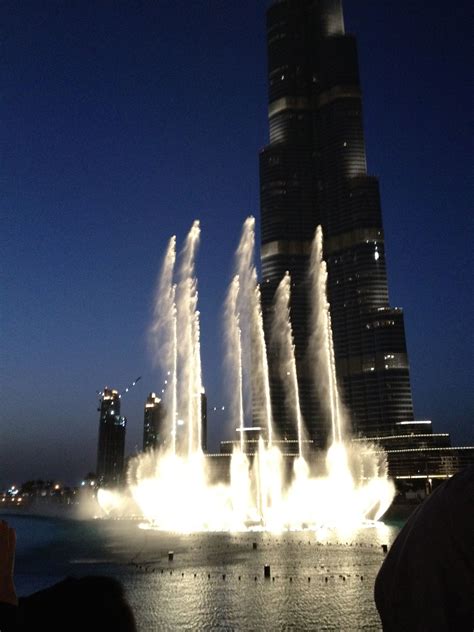 Fountain show at the Burj Khalifa | Burj khalifa, Travel, Landmarks