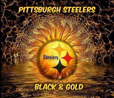 pittsburgh steeles logo with the word black and gold in front of it ...