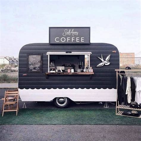 Mobile Cafe Caravan | Food stall design, Food truck design, Street food