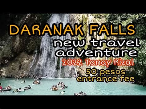 DARANAK FALLS new travel adventure Tanay Rizal 2022 50 pesos entrance ...