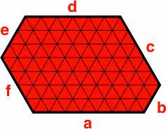 Tessellating equiangular hexagons.