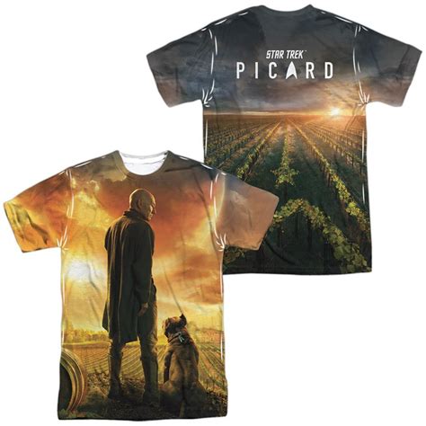 Star Trek Picard Picard Poster Sublimation T-Shirt – Rocker Merch