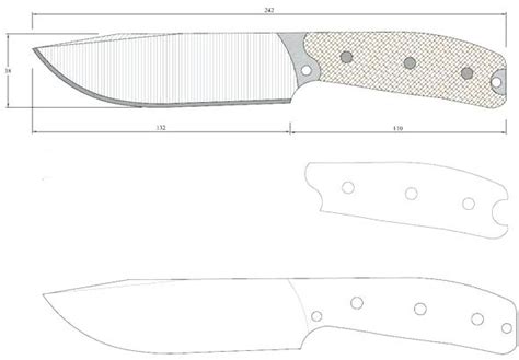 Printable Knife Sheath Patterns - Printable Templates