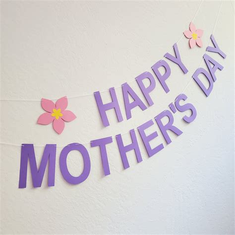 Happy Mother's Day Happy Mother's Day Banner - Etsy