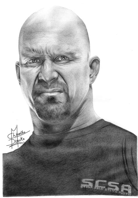 Stone Cold Steve Austin Pencil Drawing by Chirantha on DeviantArt