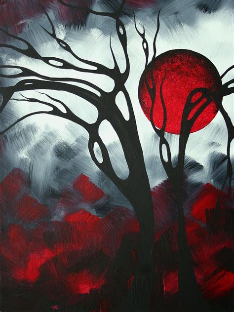 Imagine by Madart Megan Duncanson | Gothic art, Original landscape painting, Abstract art painting