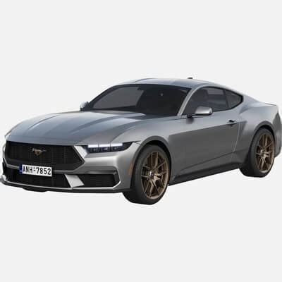 Ford Mustang 2023 - 3D Model by zifir3d