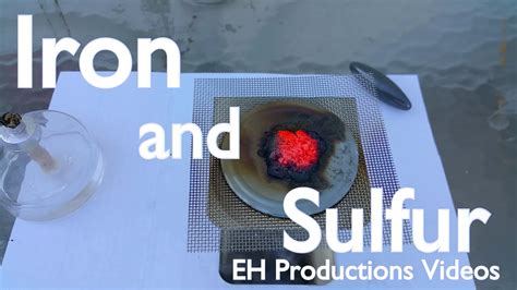 Iron and Sulfur Reaction - YouTube