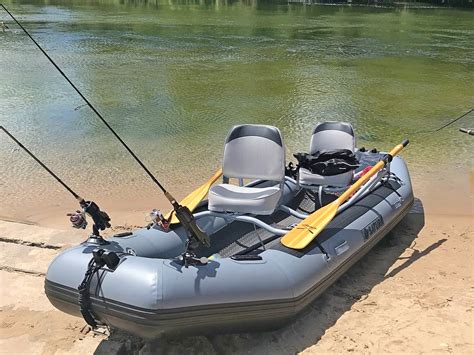 Saturn Inflatable Fly Fishing Drift Raft Boat with Rowing Frame