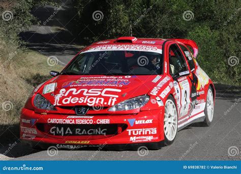 Peugeot 206 wrc rally car editorial photography. Image of good - 69838782