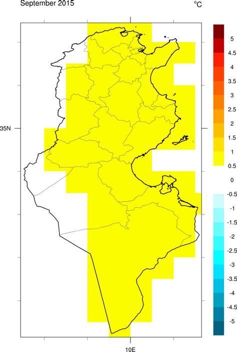 Monthly Climate Data for Tunisia : September 2015 | mawredh2o.org