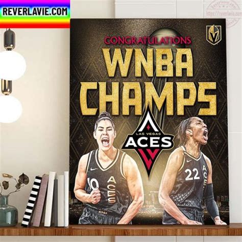 Las Vegas Aces Champs 2022 WNBA Champions x Kiah Stokes Home Decor ...