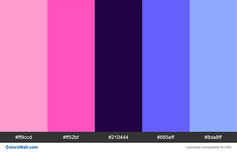 Omnisexual Flag colors palette - ColorsWall
