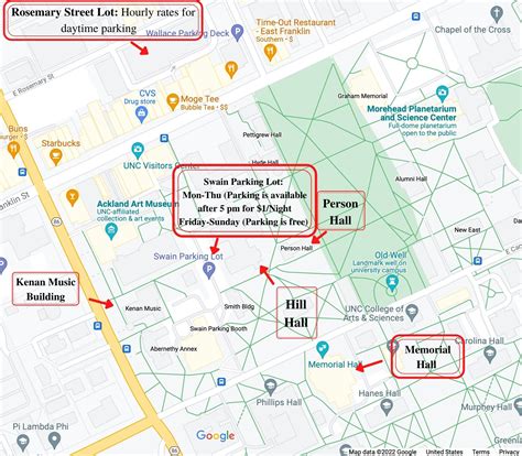 Parking and Directions - Department of Music