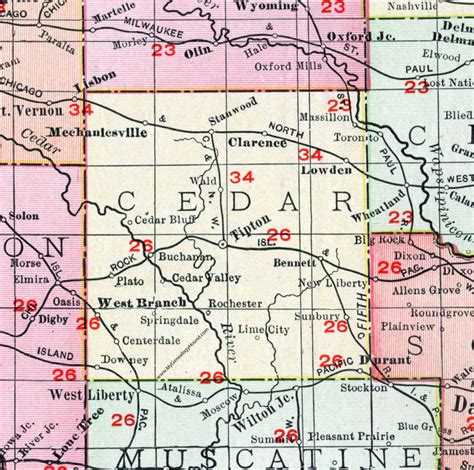 West Branch Iowa Map – Interactive Map