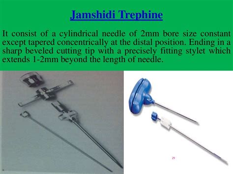 Bone marrow aspiration & trephine biopsy