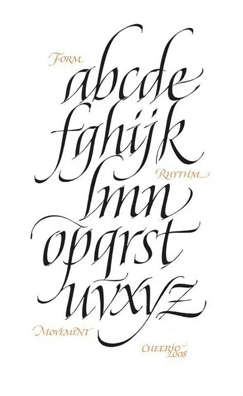 Italic | Lettering, Calligraphy alphabet, Copperplate calligraphy