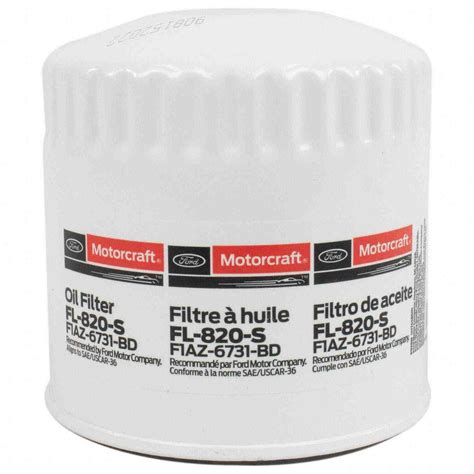 Land Rover Engine Oil Filter FL-820-S – Motorcraft Motorcraft FL-820-S