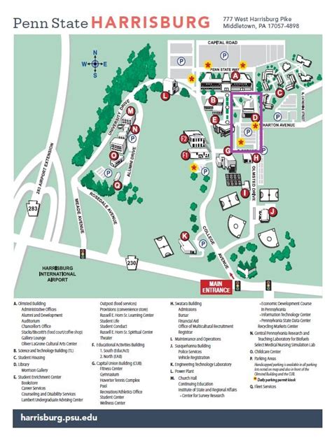 Psu Harrisburg Campus Map - Time Zones Map