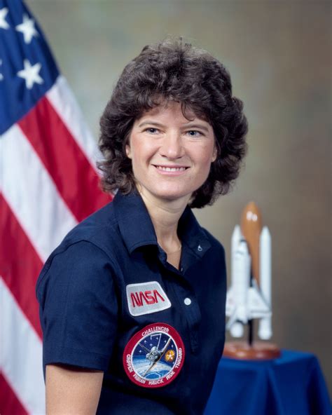 Sally Ride was the first American woman in space. NASA selected Dr. Ride as an astronaut ...